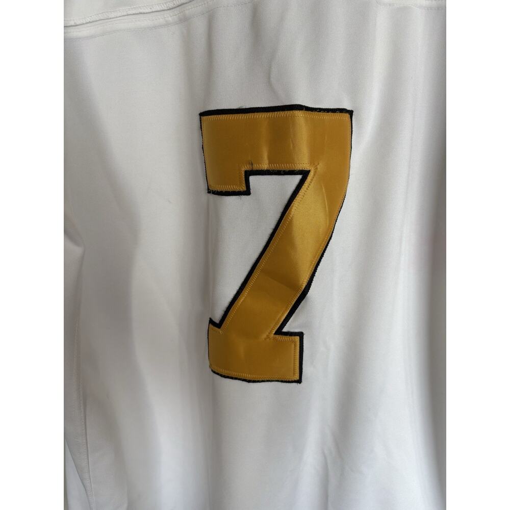 Vintage Y2K Benjamin & Jordan Pittsburgh #7 Football Jersey White Men L Steelers - Picture 9 of 12